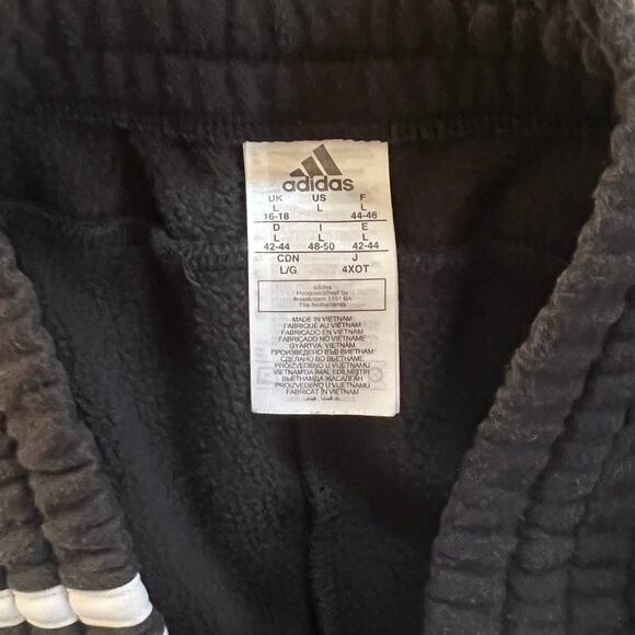 Adidas 3 Stripes Drawstring Waist Jogger Sweatpants - Picture 4 of 14